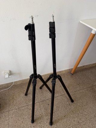 Pack 4 Soportes Iluminación + mini tripode