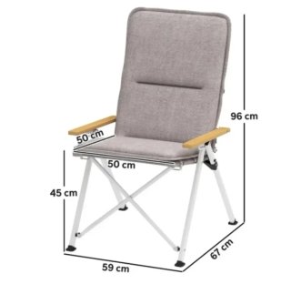 Silla de camping Outsunny plegable