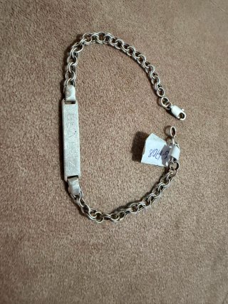 Pulsera de plata con nombre Beatriz
