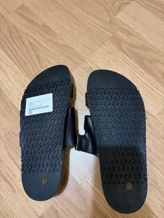 Sandalias Hermes H Negras y Azules