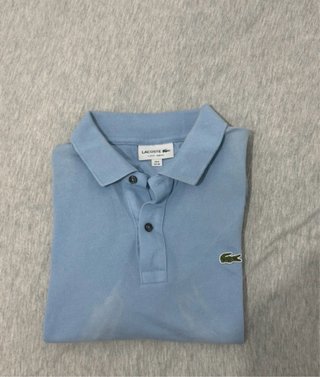 Polo Lacoste Azul Talla M