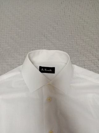 Camisa de vestir blanca hombre