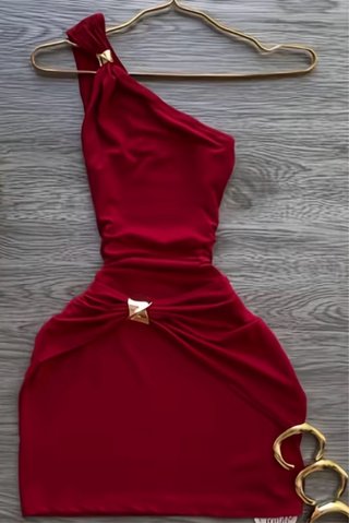 Vestido rojo elegante talla M