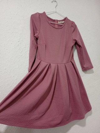 Vestido malva talla M