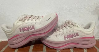 Zapatillas Hoka Mujer Blancas y Rosas