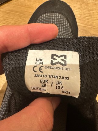 Zapato Seguridad Wurth.