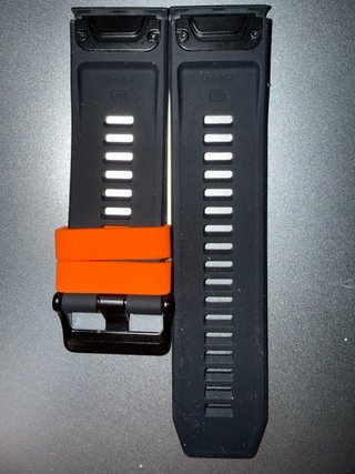 Correa Garmin QuickFit 26mm Negra y Naranja
