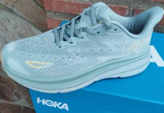 Zapatillas Hoka Mujer Gris/Teal