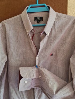 Camisa Vale4 Azul Talla L