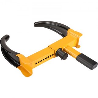 Bloqueo de Rueda, 2 Paquetes de Bloqueo de Pinza de Rueda Universal, Bloqueo de Remolque Antirrobo Ajustable, Bloqueo de Rueda de Acero de Alta Resistencia para ATV RV SUV Coche Carrito de Golf Ba...