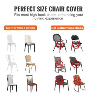 Cubiertas de Silla Plegables de Spandex Elástico, Cubierta de Silla Ajustable Universal, Fundas Protectores Removibles y Lavables, para Bodas, Vacaciones, Banquetes, Fiestas, Celebraciones, Comedo...