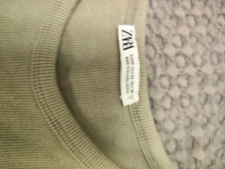 Camiseta Zara verde oliva talla M