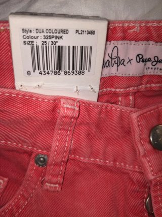 Pantalón Pepe Jeans Rosa Talla 30