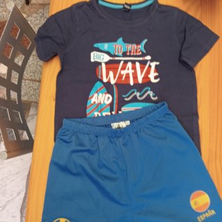 Conjunto camiseta,pantalón deportivo y bañador.T12