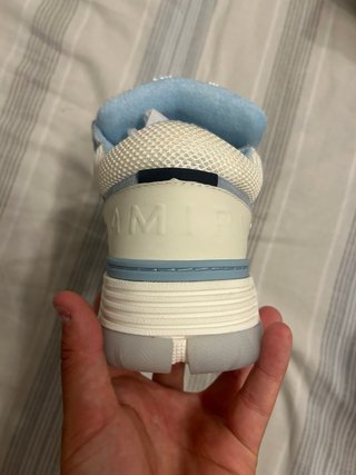 Scarpe Amiri bianche e azzurre