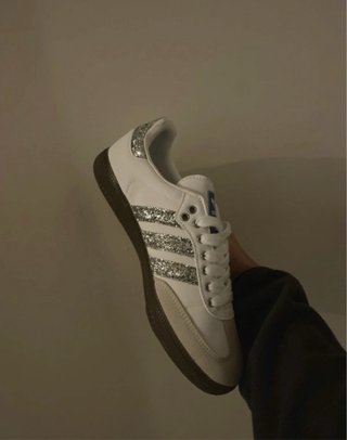 Adidas Samba Plata y Blanco