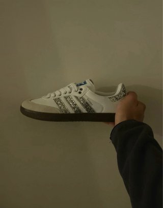 Adidas Samba Plata y Blanco