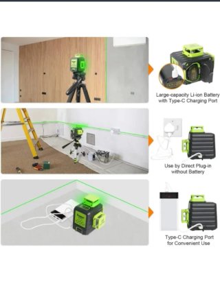 Nivel Láser Huepar Verde 360°