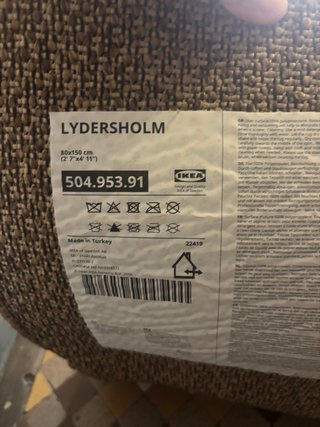 Alfombra Yute Ikea Beige/Marrón Casi Nueva