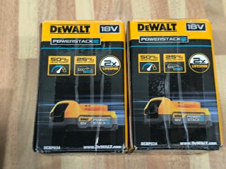 2 Baterías DeWalt Powerstack 18V 1.7Ah