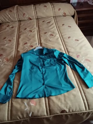 Camisa manga larga mujer