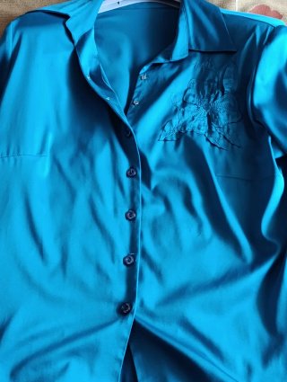 Camisa manga larga mujer