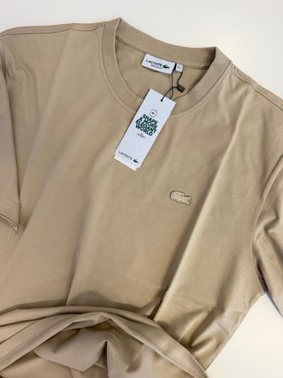 T-shirt Lacoste Bege Tamanho L