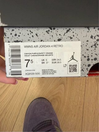 Jordan 4 Retro Canyon Purple