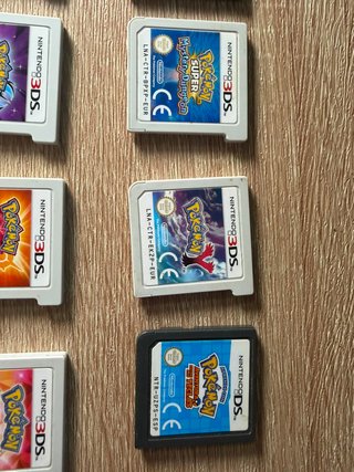 Lote 12 Cartuchos Pokémon Nintendo 3DS