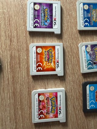 Lote 12 Cartuchos Pokémon Nintendo 3DS