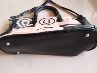 Bolso Desigual Negro y Rosa