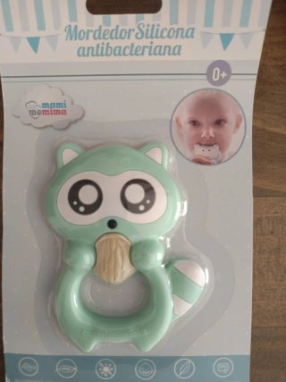 Mordedor Raccoon Silicona Antibacteriana 0+
