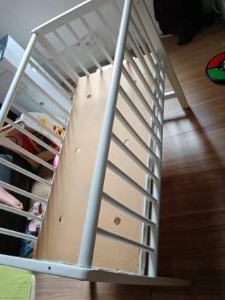 Mini cuna blanca