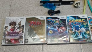 Console Nintendo Wii con scatola Inazuma + Giochi