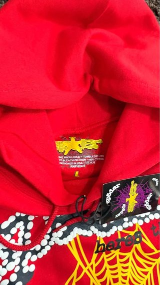Sudadera Spider con araña y estrellas