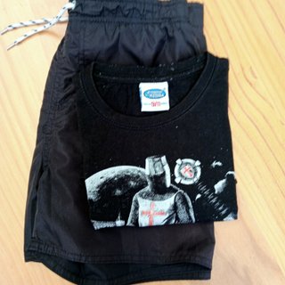 Conjunto camiseta y pantalón corto niño. T 9/10