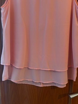Camisa rosa cuello bebé