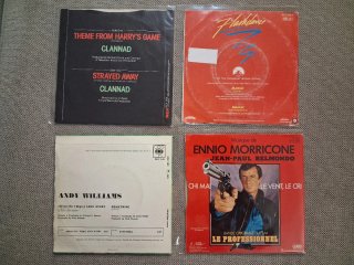 14 discos vinilo single 7" Banda sonora original