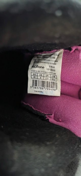 Patines en línea Oxelo negros y rosas