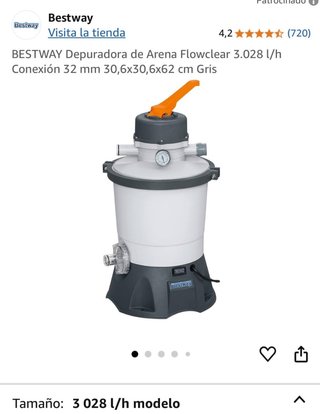Depuradora Arena Bestway Flowclear 3028 l/h