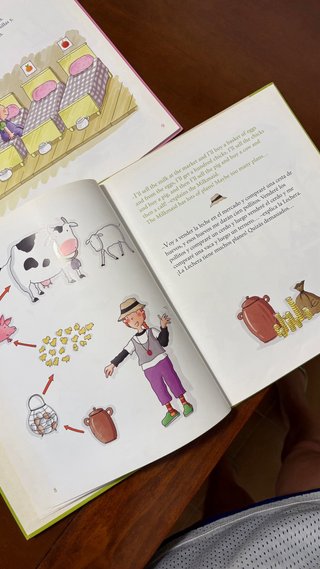 Libros “Las Tres Mellizas” Inglés y Castellano.
