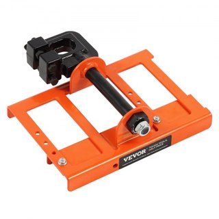 Sierra de Cadena, Guía de Corte de Madera Vertical con Ancho de Corte de 2"-6", Accesorio de Sierra de Cadena de Hierro Fundido Portátil para Madera, Accesorio de Fresado de Madera Ligero para Con...