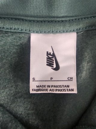 Sudadera Nike Solo Swoosh Verde Media Cremallera S
