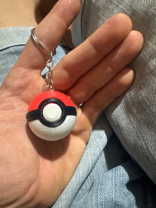 Llavero Bola Pokémon clicker