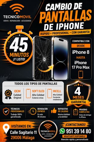 Cambio Schermo iPhone Rapido 45 Minuti