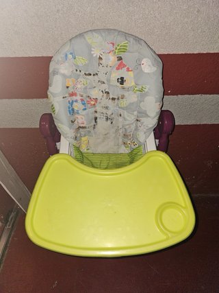 Trona bebé con cojín estampado