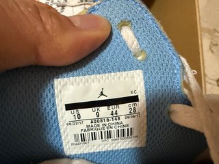 Air Jordan 1 Off-White UNC Taglia 44