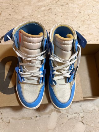 Air Jordan 1 Off-White UNC Taglia 44
