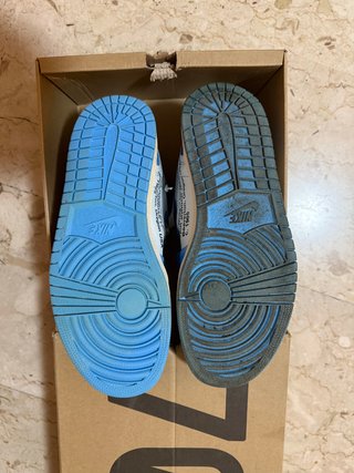 Air Jordan 1 Off-White UNC Taglia 44