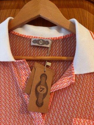 Polo sin mangas transparente estampado